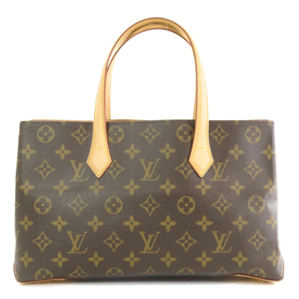 Louis Vuitton Monogram Handbag Canvas Wilshire Brown